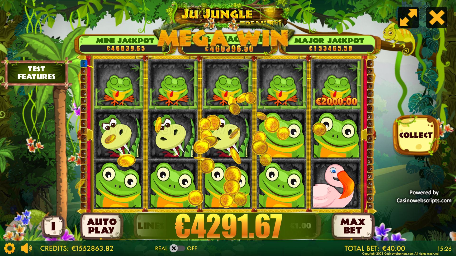 Ju Jungle Treasures Mobile and PC - Mega Win