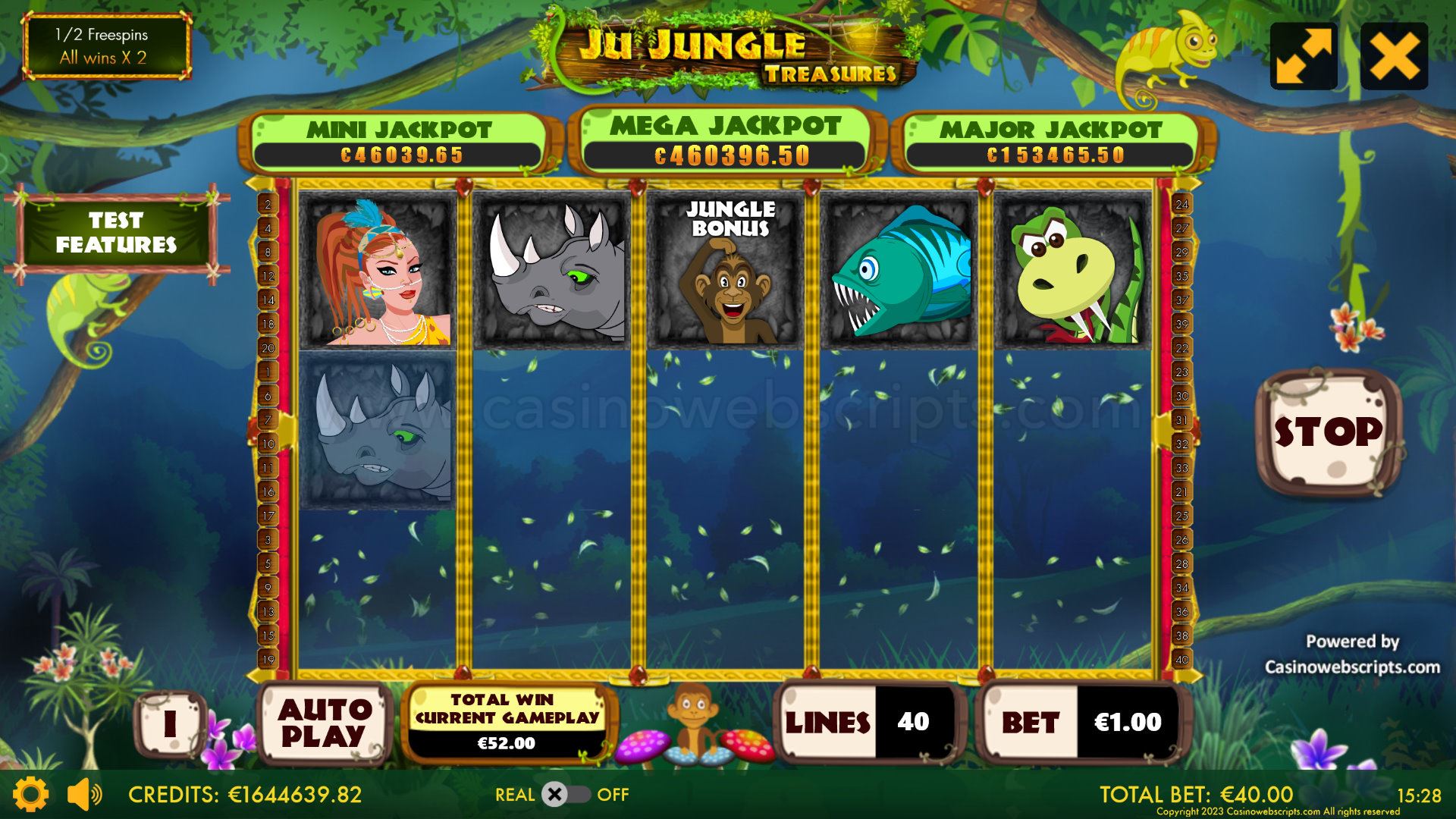Ju Jungle Treasures Mobile and PC - Free Spins