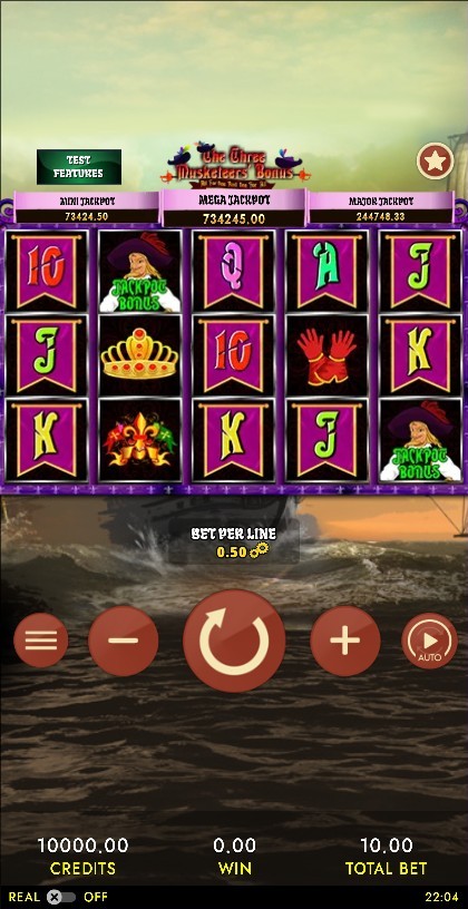 The Three Musketeers Bonus - All for One and One for All HTML5 Mobile and PC mobile