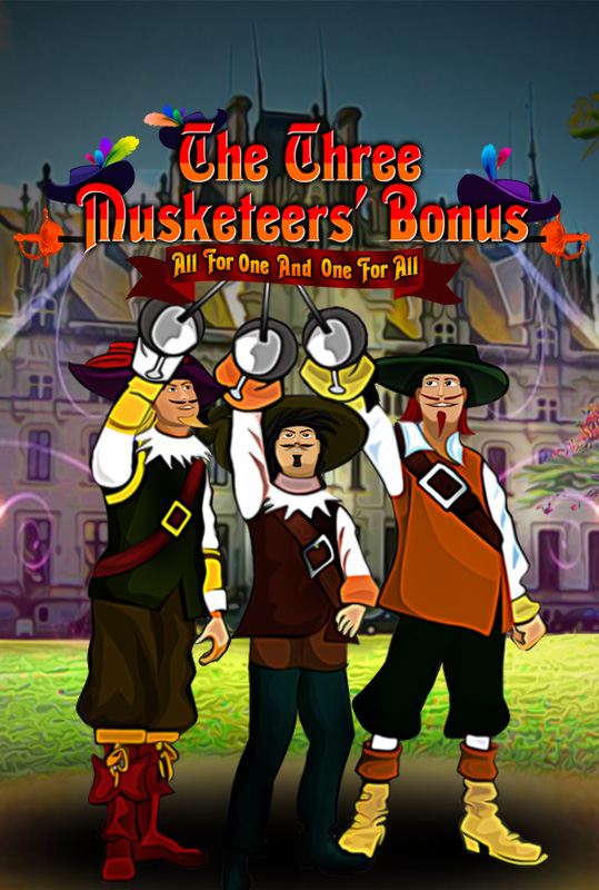 The Three Musketeers Bonus - All for One and One for All HTML5 Mobile and PC