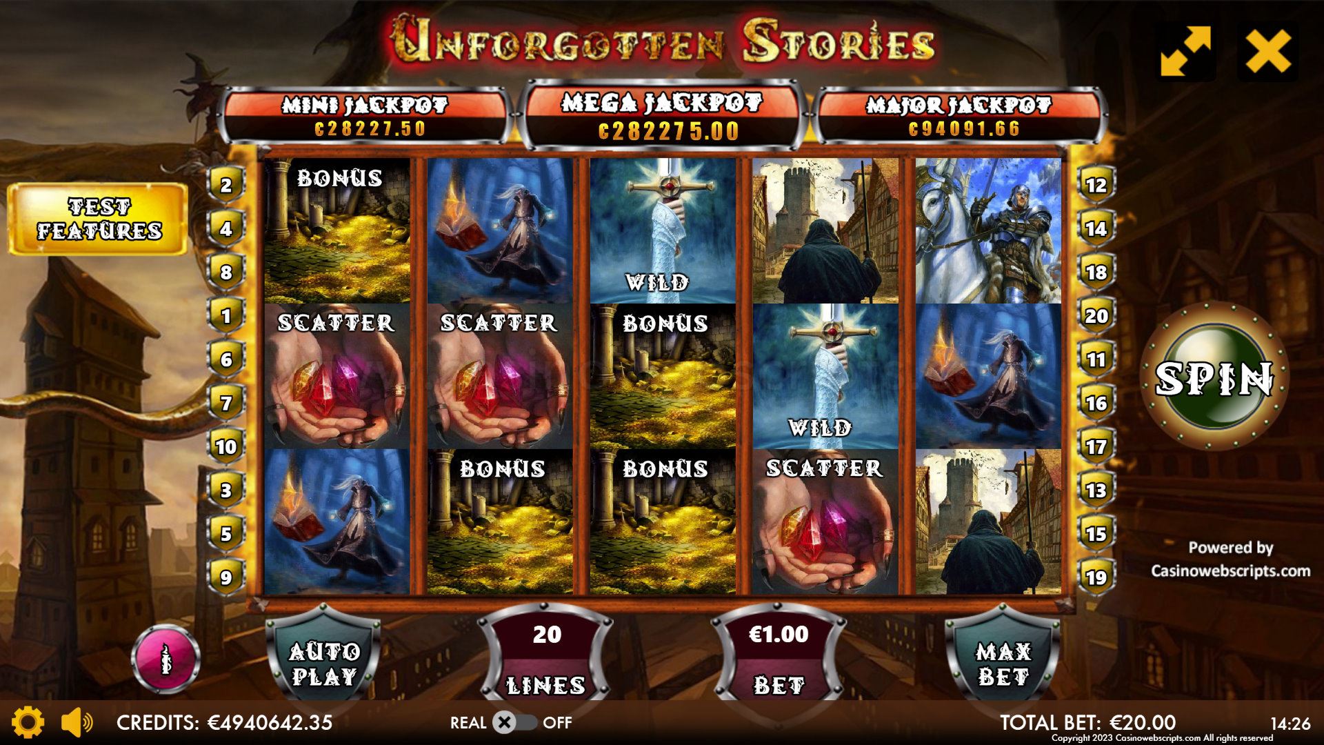 Unforgotten Stories HTML5 Mobile and PC - Preview