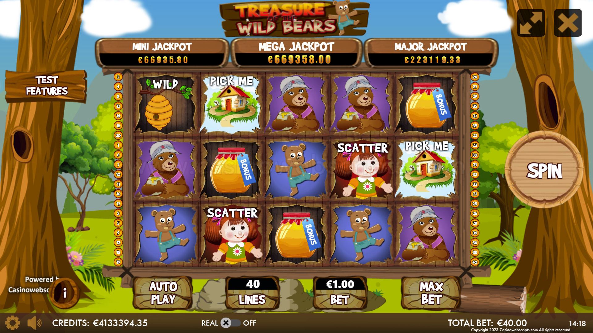 Treasure of the Wild Bears Mobile and PC base game