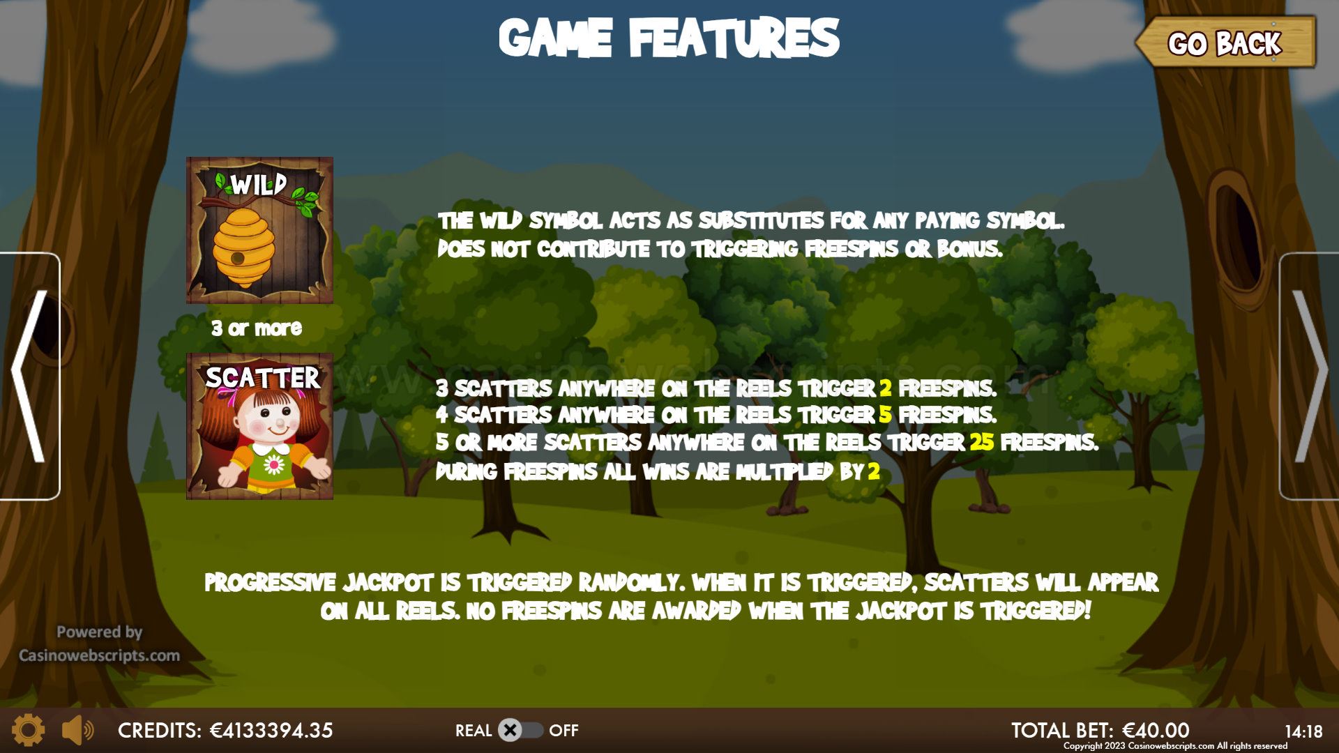 Treasure of the Wild Bears Mobile and PC features