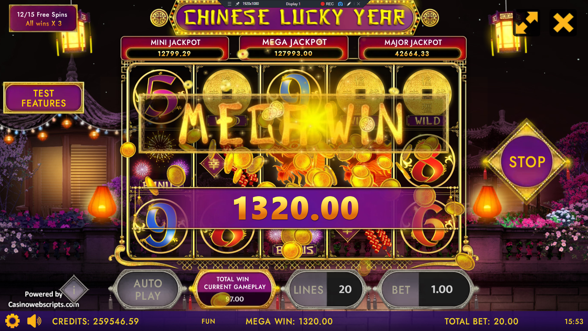 Chinese Lucky Year - Mega Win