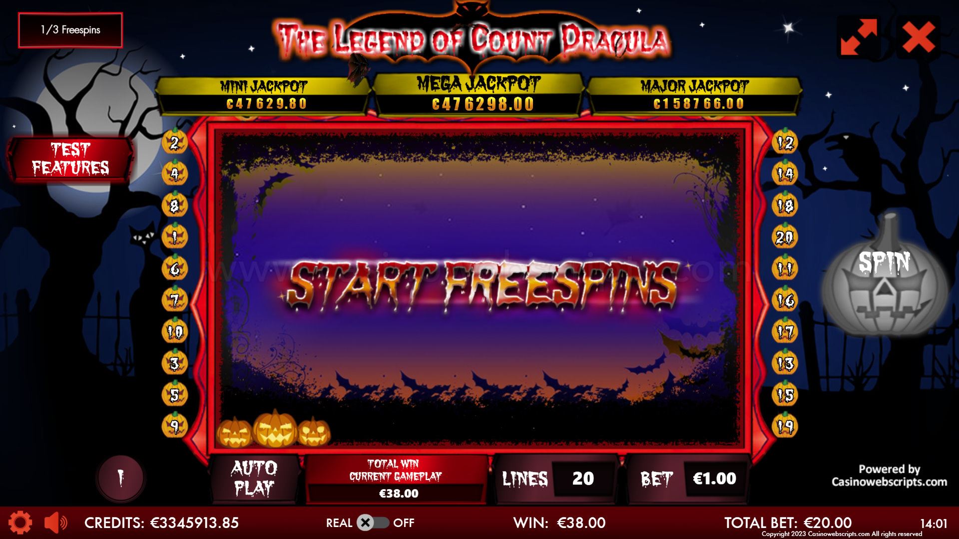 The Legend of Count Dracula HTML5 Mobile and PC - Preview