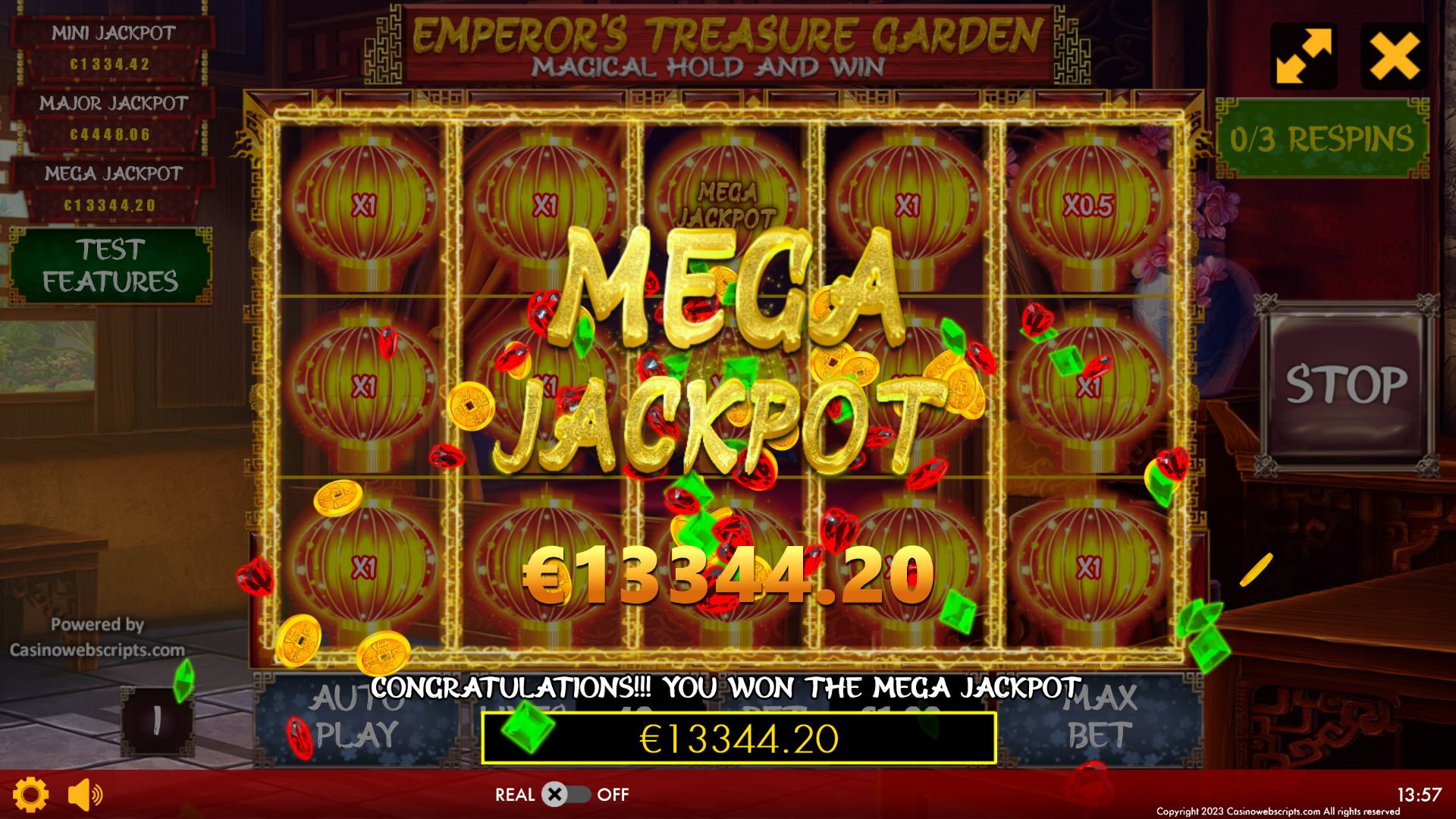 Emperor Treasure Garden - Magical Hold and Win - Jackpot