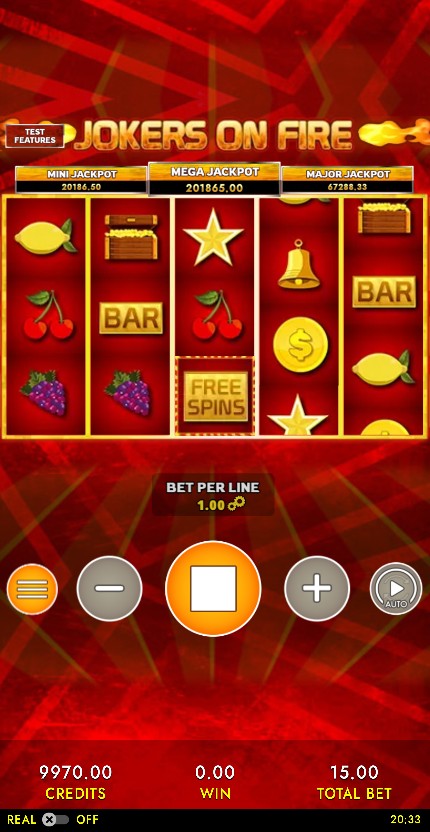 Jokers on Fire HTML5 Mobile and PC mobile