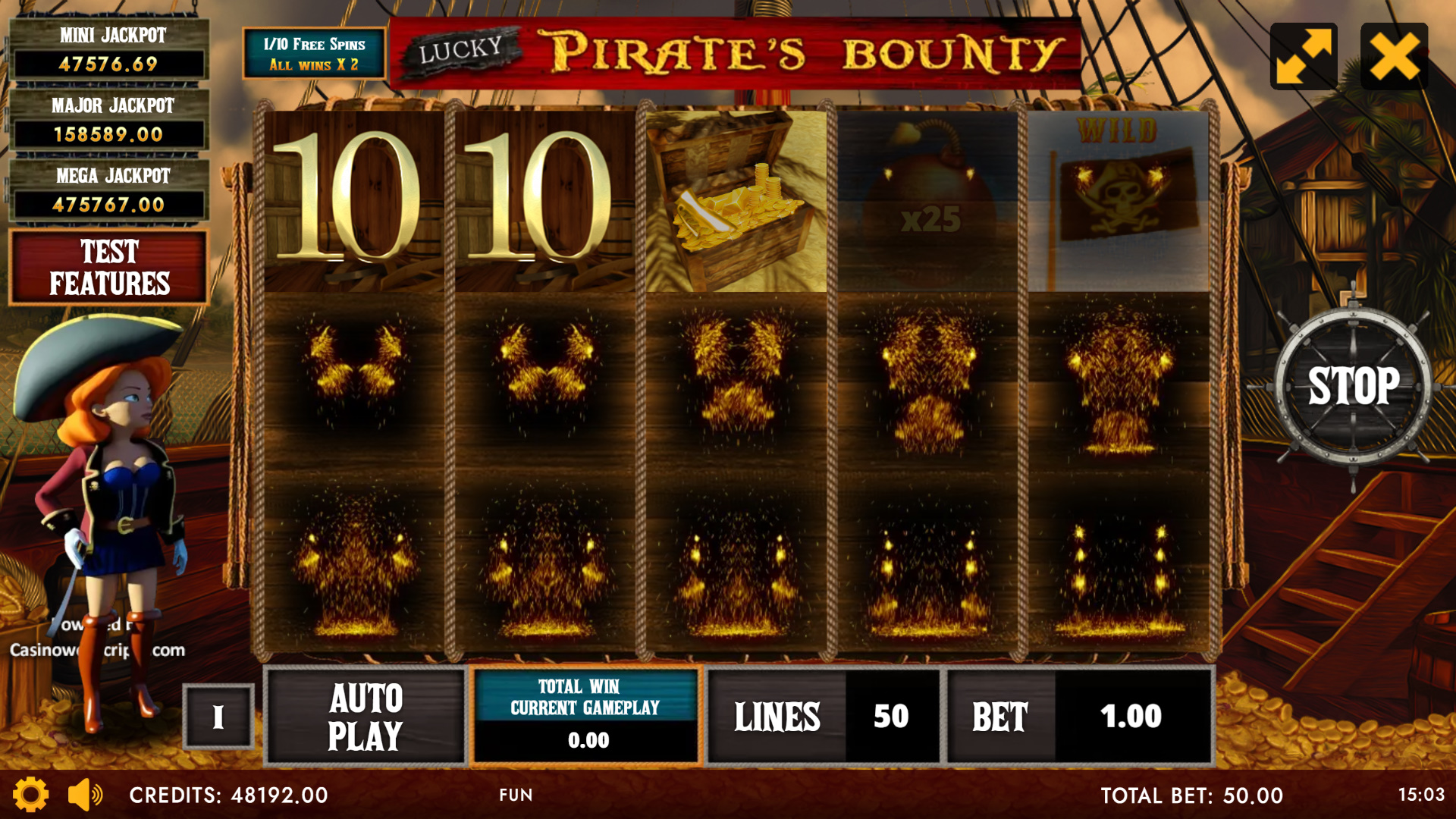 Lucky Pirate Bounty - HoldnWin - Free Spins