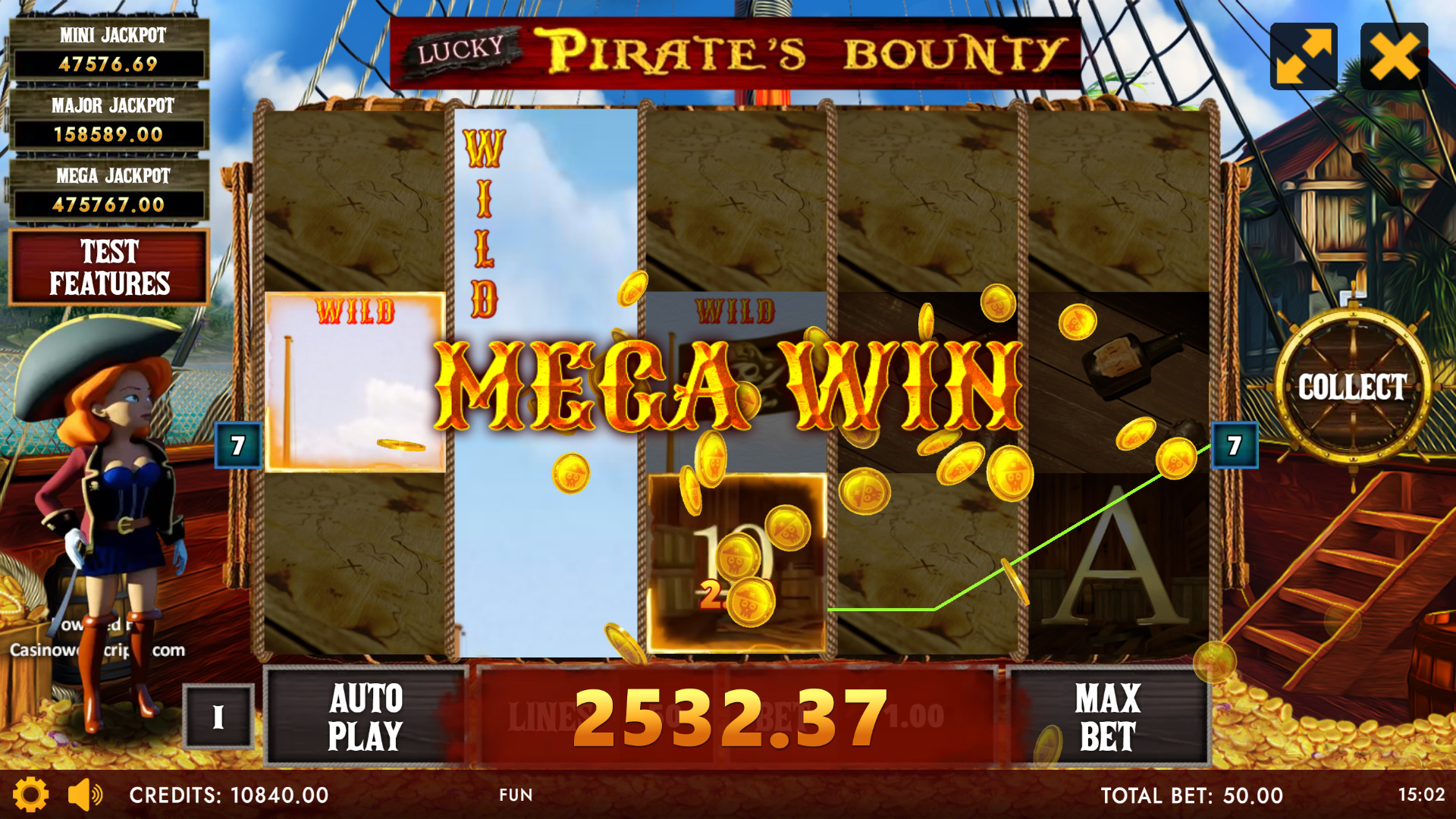 Lucky Pirate Bounty - HoldnWin - Mega Win