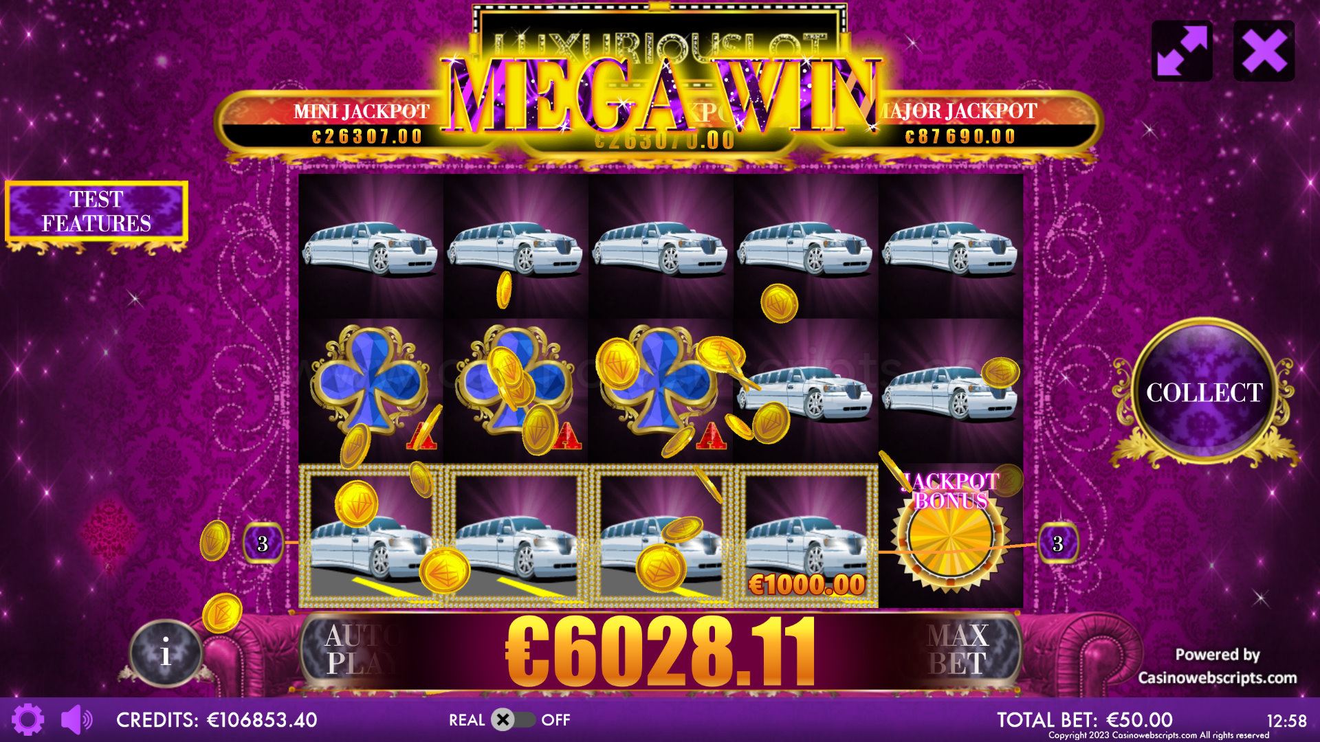 Luxuriouslot Mobile and PC - Mega Win