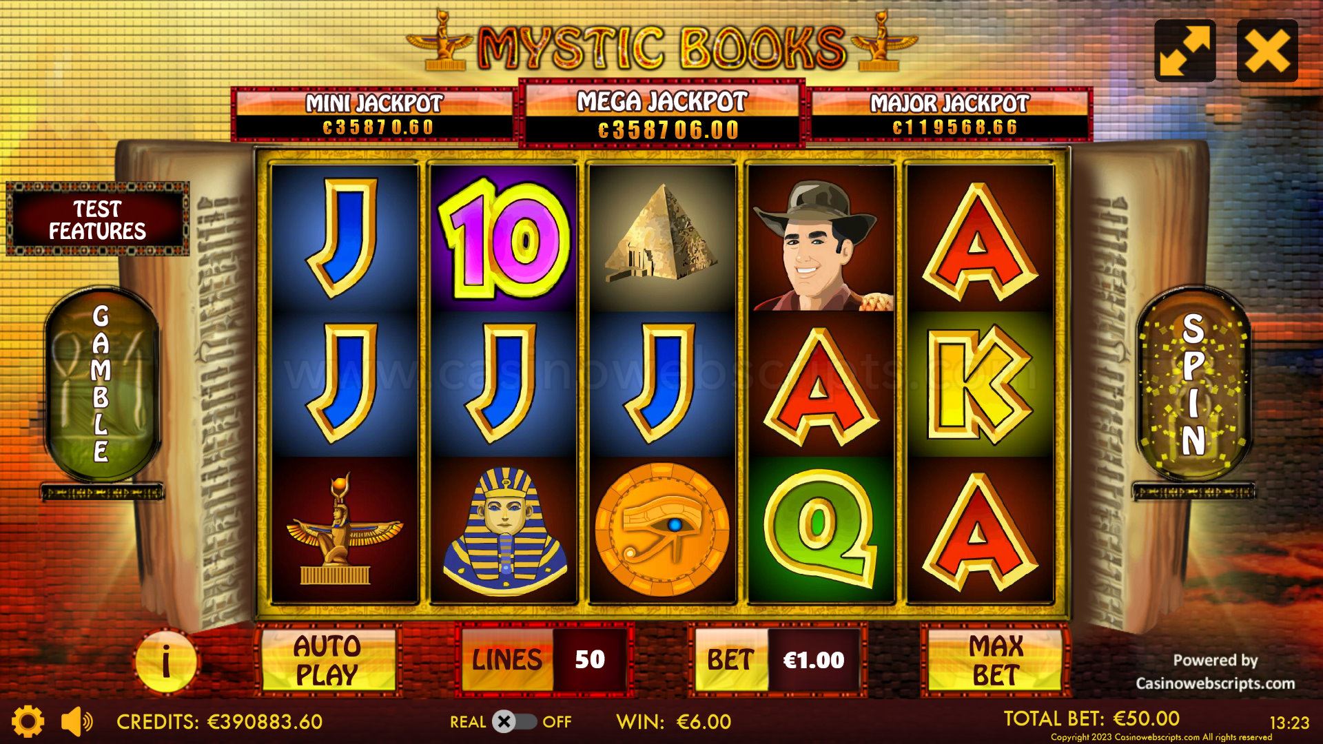 Mystic Books HTML5 Mobile and PC - Preview