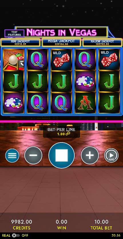 Nights in Vegas Jackpot HTML5 Mobile and PC mobile
