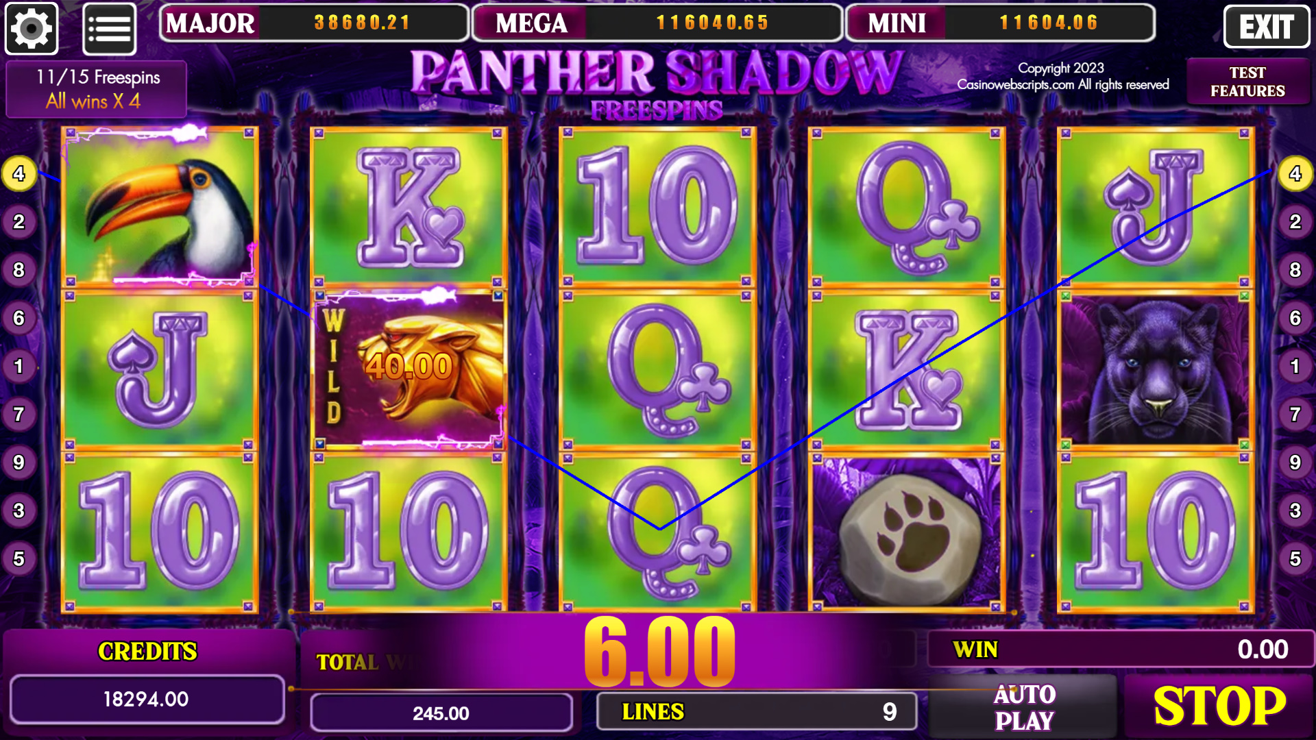 Panther Shadow - Free Spins