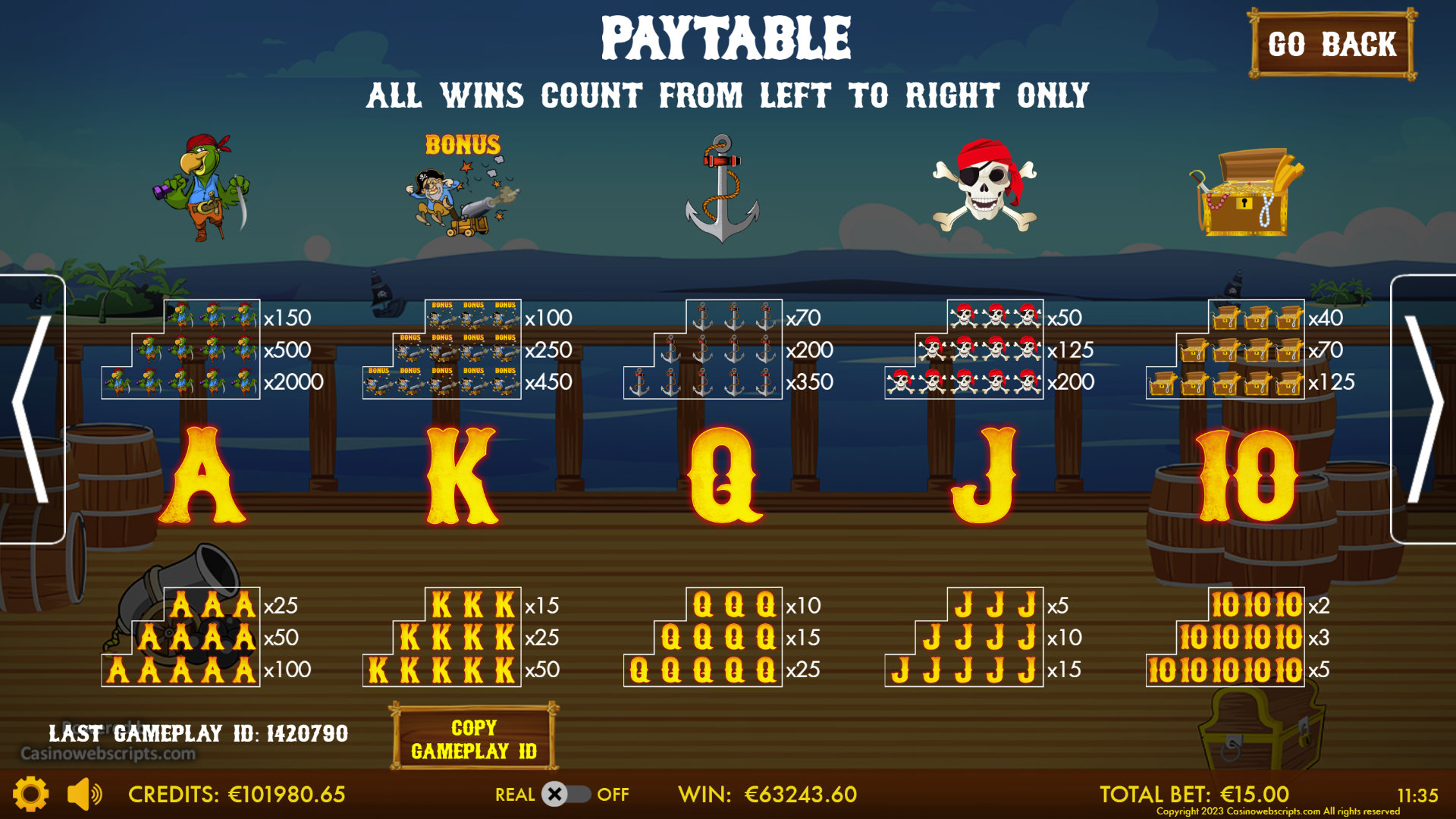 Pirates of Bonus Island Deluxe Adventures gameplay