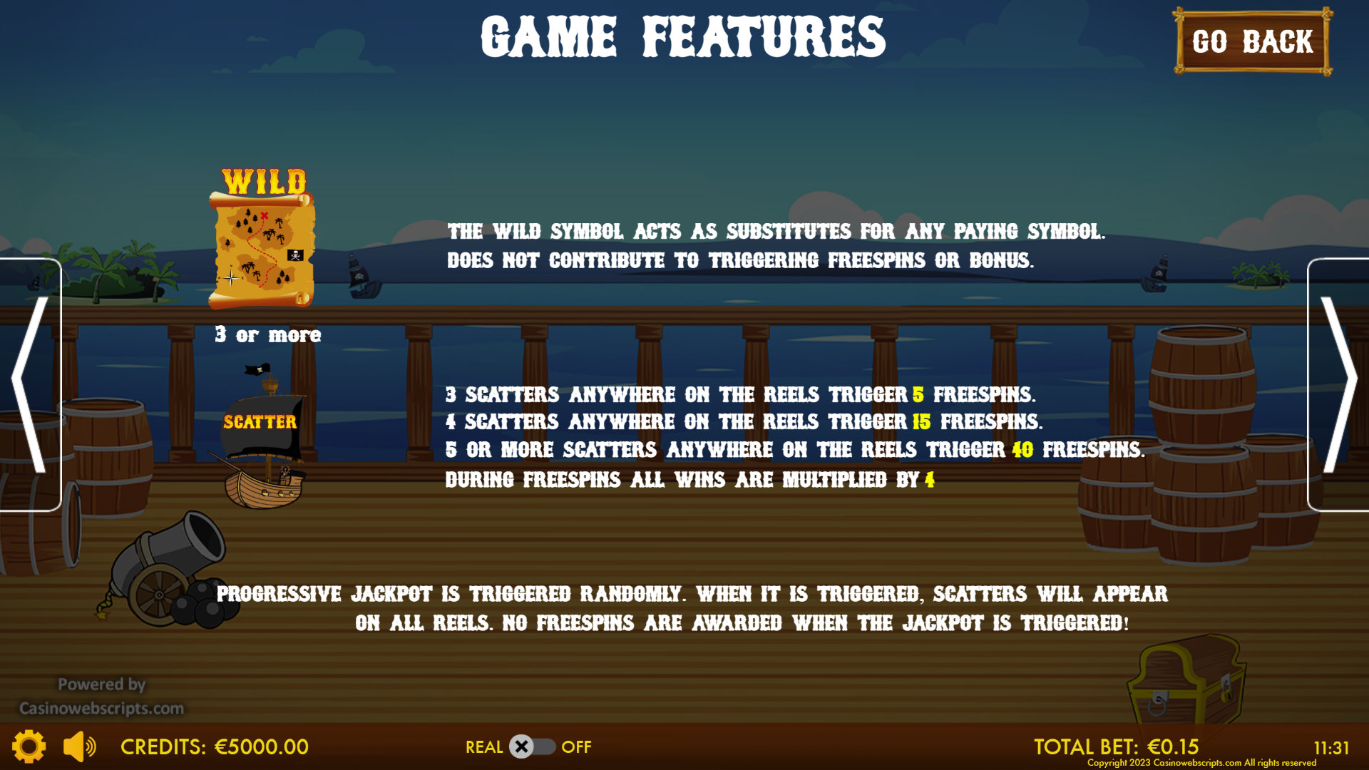 Pirates of Bonus Island Deluxe Adventures gameplay