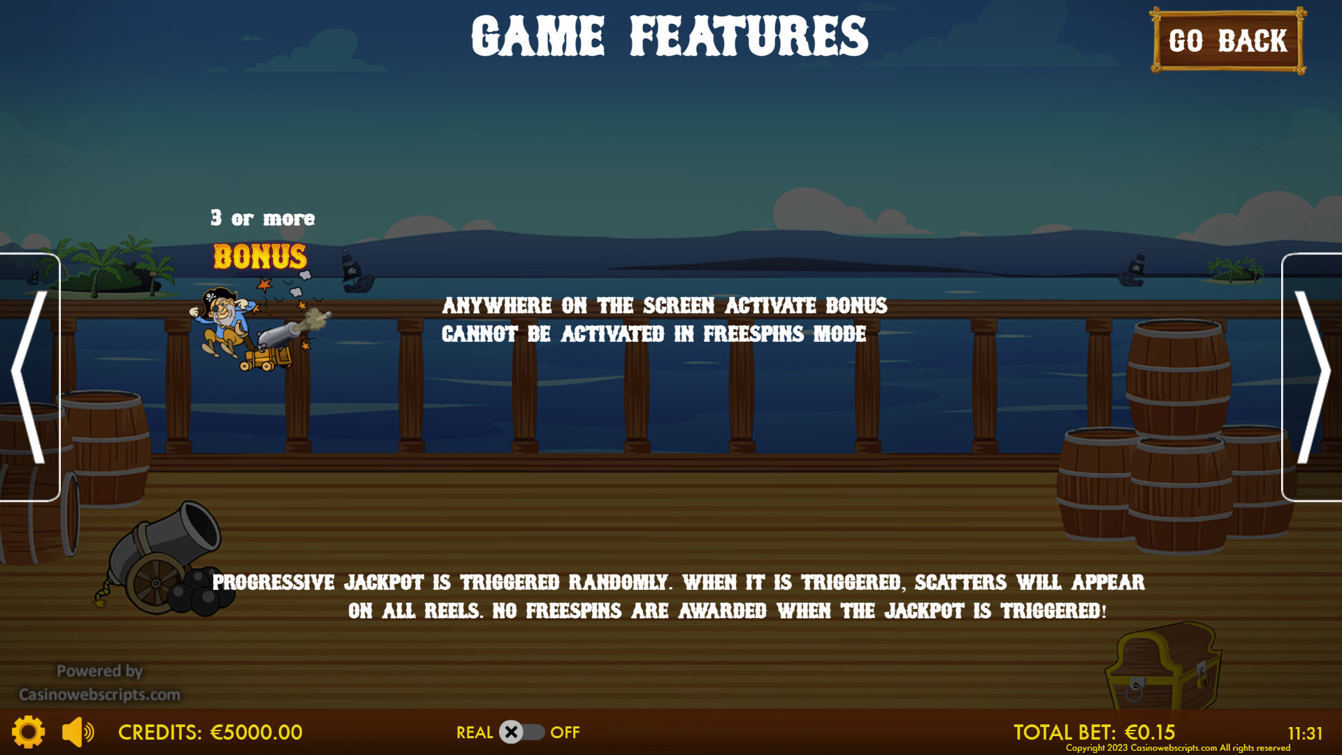 Pirates of Bonus Island Deluxe Adventures gameplay