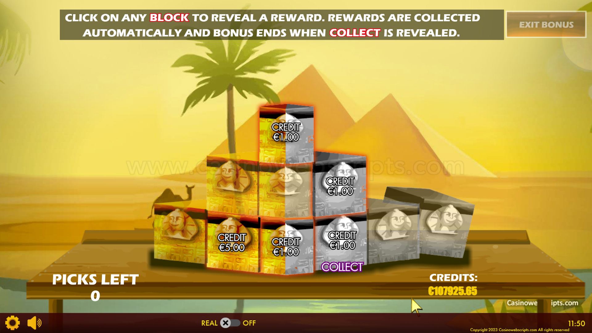 Pyramid Riches II HTML5 Mobile and PC - Preview