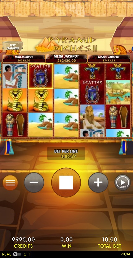 Pyramid Riches II HTML5 Mobile and PC mobile