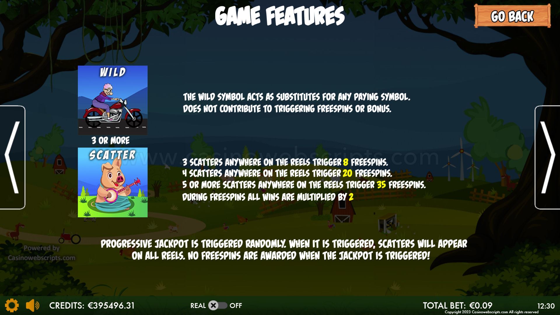 Redneck Dynasty Triple Jackpots Mobile and PC  - Features