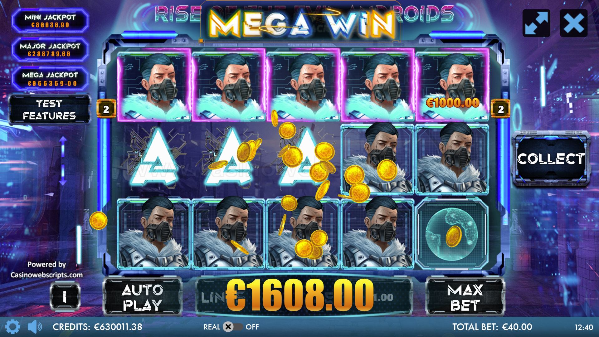Rise Of The Evil Androids - Mega Win