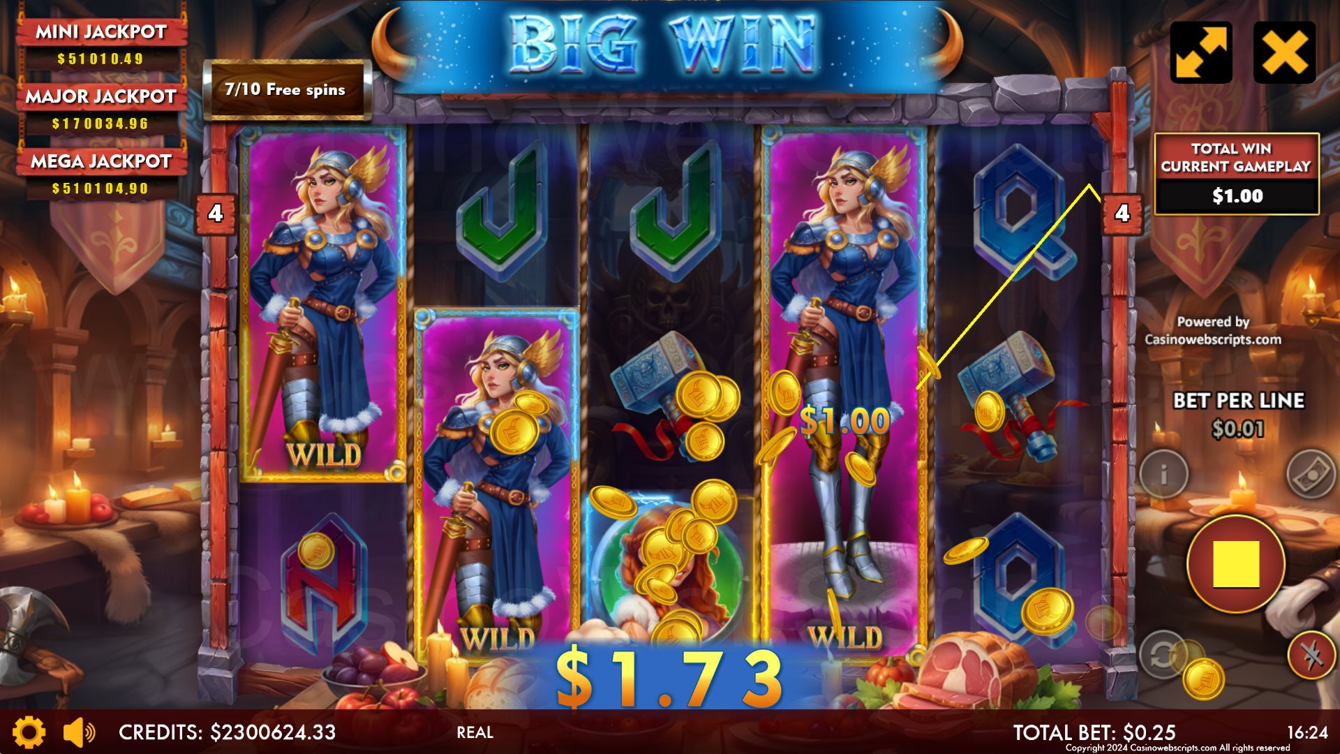 Rise Of The Vikings - Wild Treasures - Free Spins