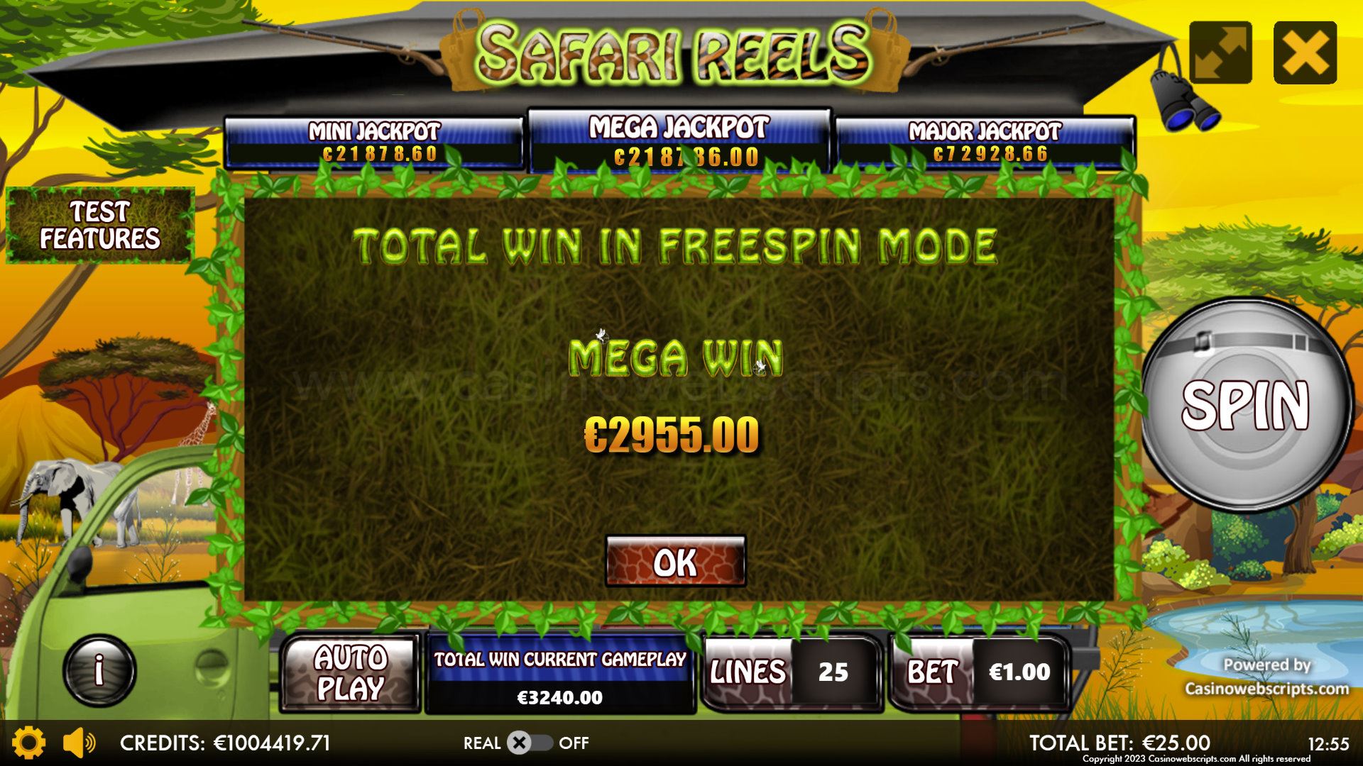 Safari Reels HTML5 Mobile and PC - Preview