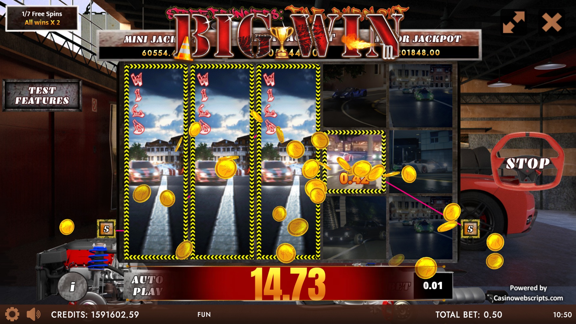 Street Runners - The burnout HTML5 Mobile and PC - Free Spins
