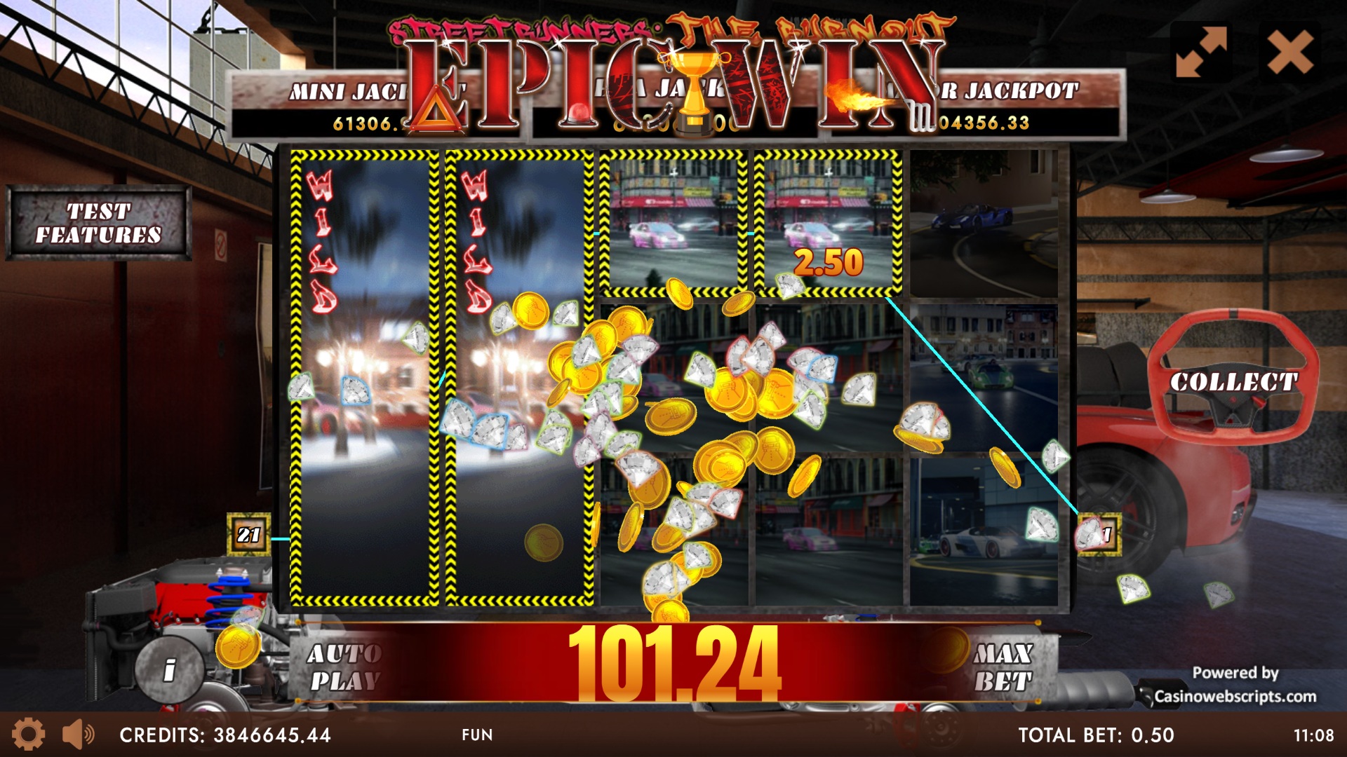 Street Runners - The burnout HTML5 Mobile and PC - Mega Win