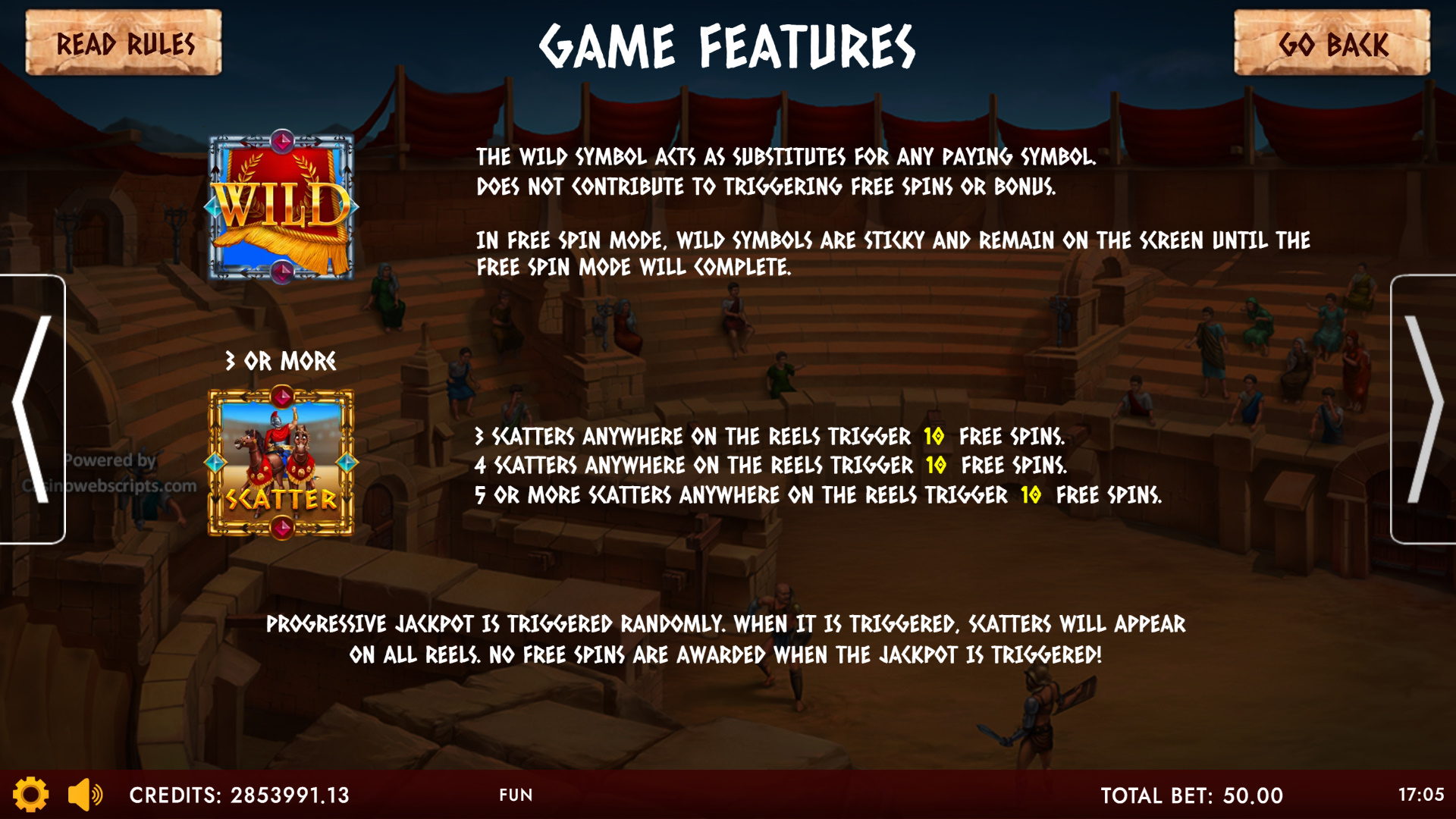 Colosseum - Glory of Rome - Features