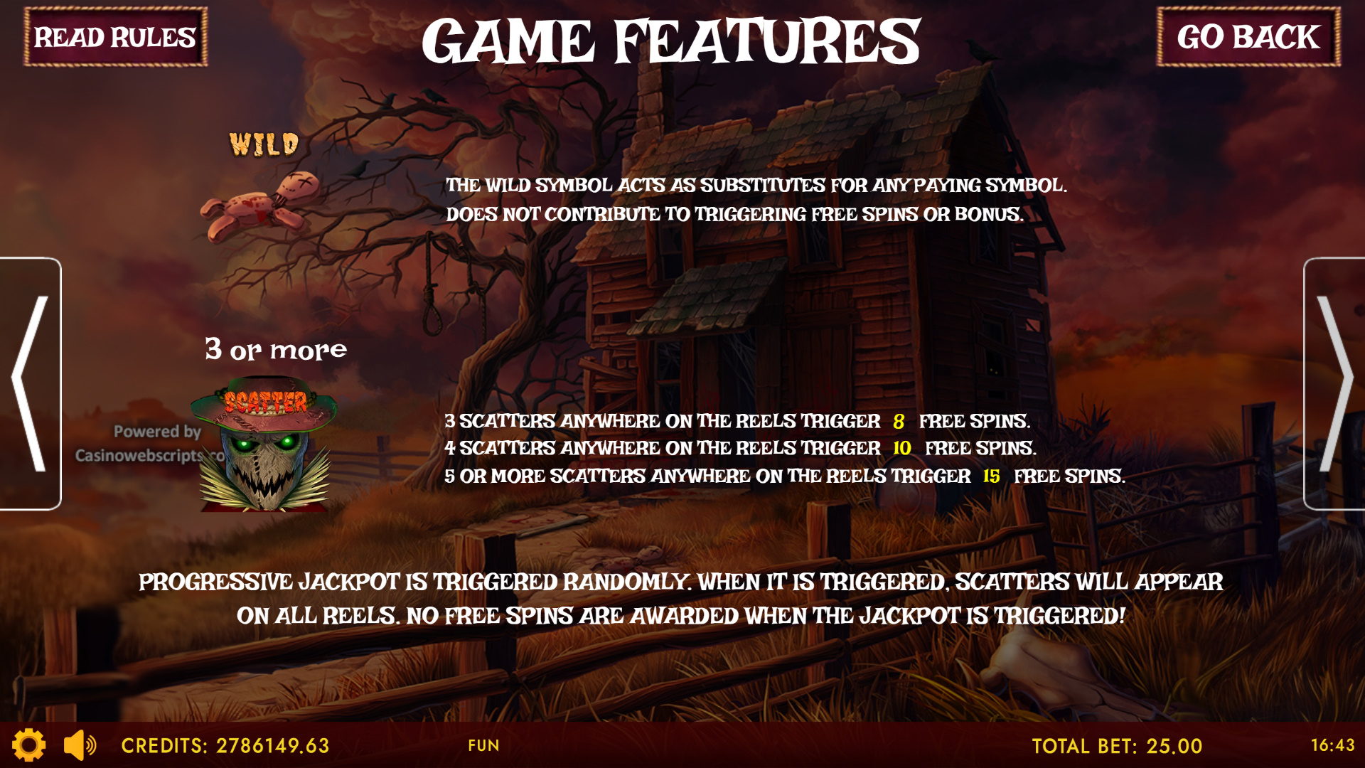 Haunted Haystacks - Spooky Hold and Win - Features