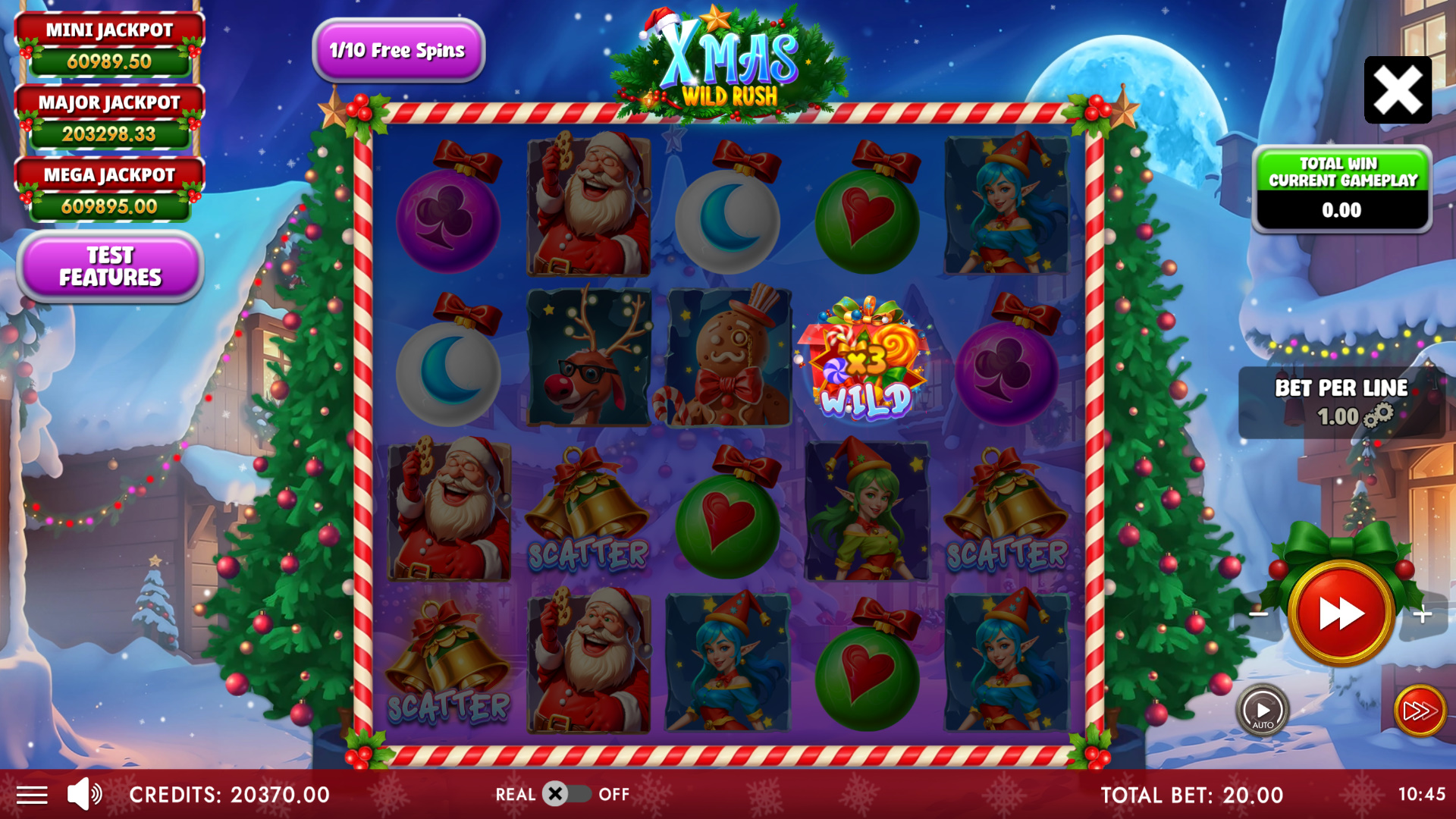 XMas Wild Rush - Free Spins