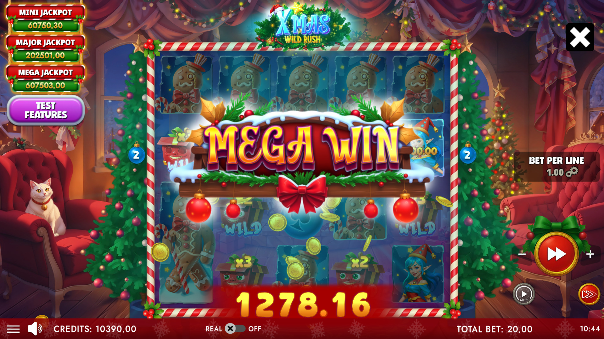 XMas Wild Rush - Mega Win