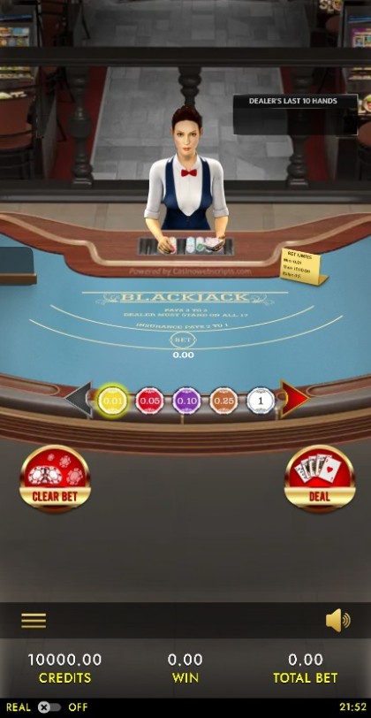 BlackJack 21 Classic 3D Dealer Deluxe HTML5 Mobile and PC mobile