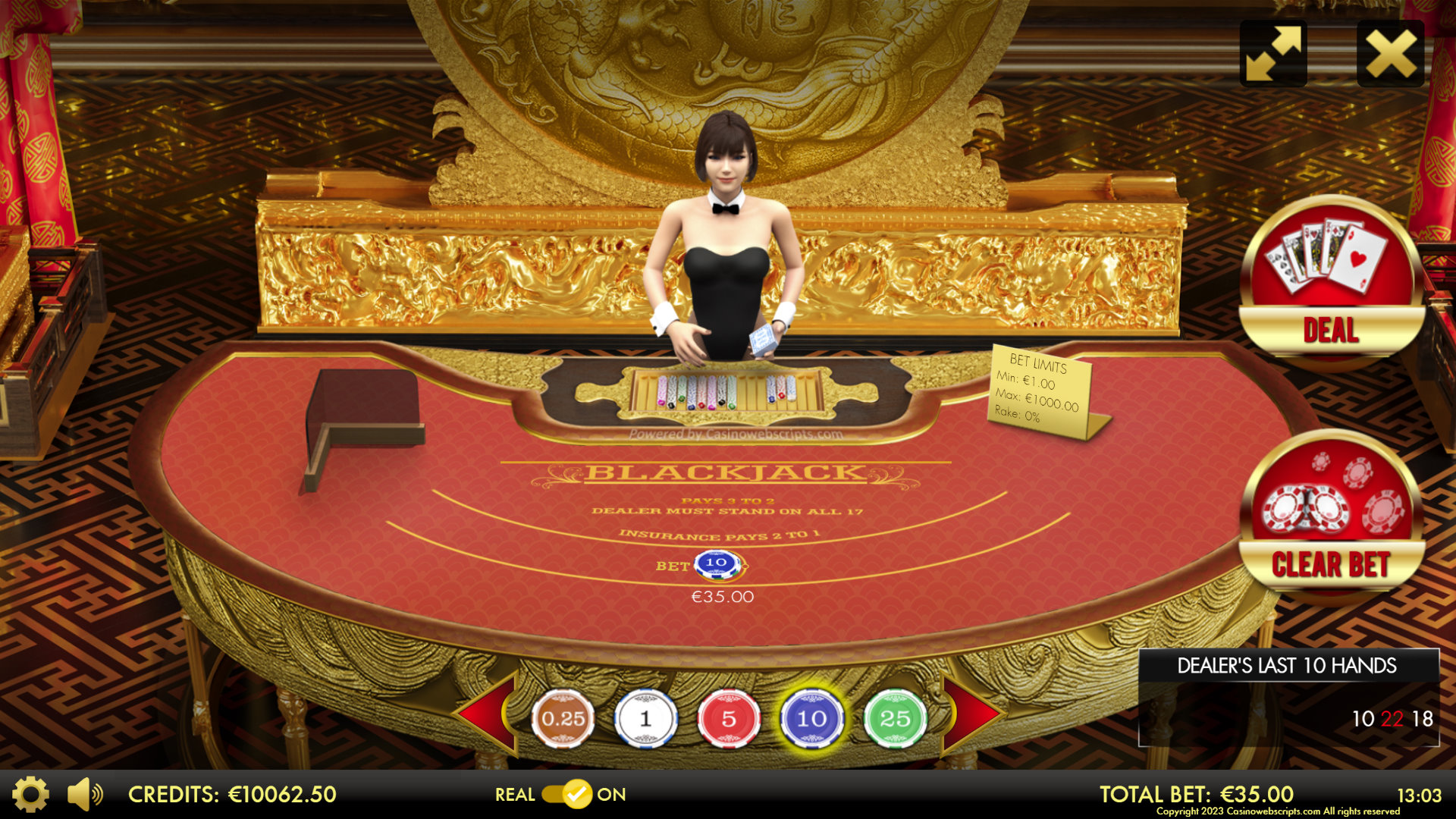 BlackJack-21 3D Dragon Edition - Preview