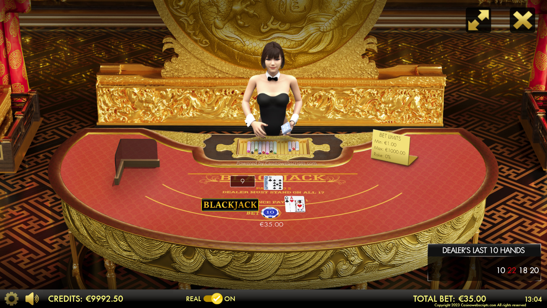 BlackJack-21 3D Dragon Edition - Preview