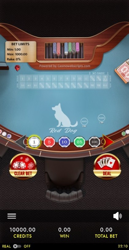 Red Dog Poker 2D mobile