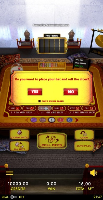 Sic Bo Deluxe Dice Mobile and PC mobile