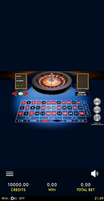 Jackpot Roulette No Zero 3D Advanced - Mobile and PC mobile