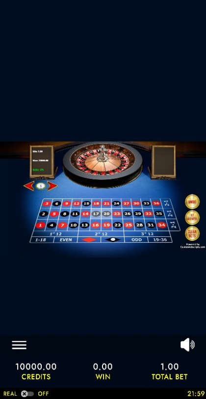 No Zero Roulette 3D Advanced - Mobile and PC mobile