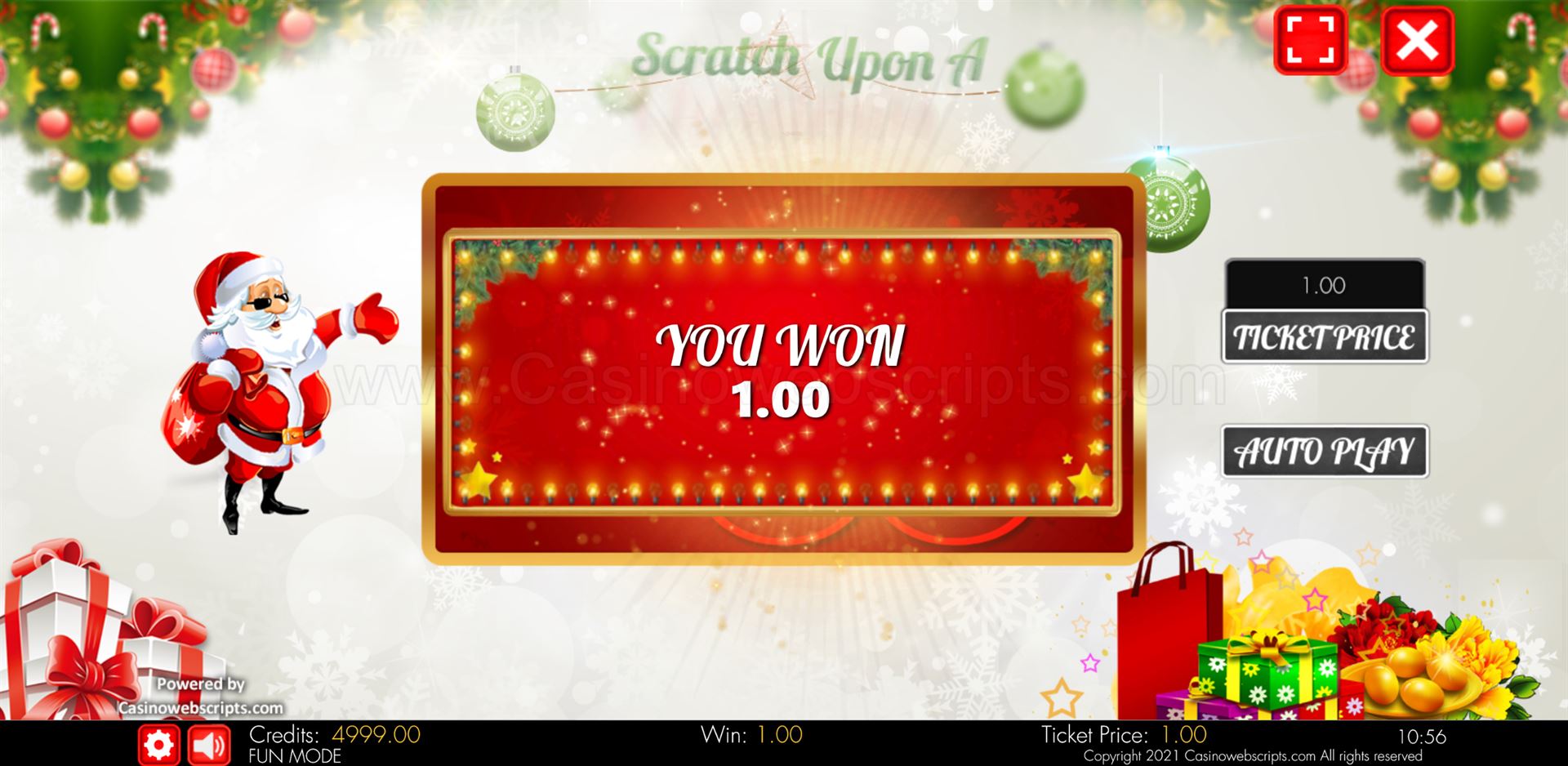 Scratch Upon A Christmas Mobile and PC - Preview