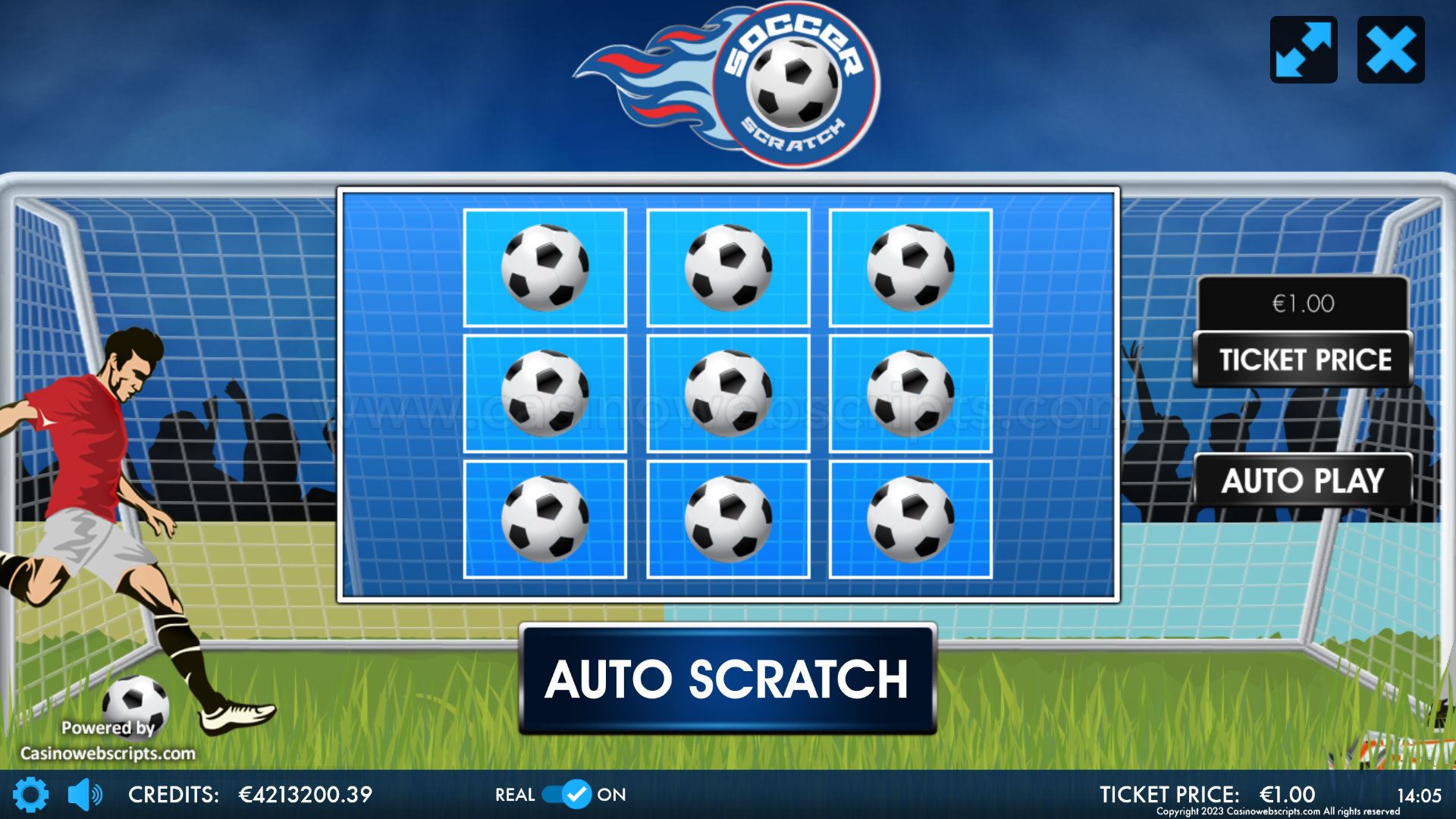 Soccer Champion Scratch Mobile and PC - Preview
