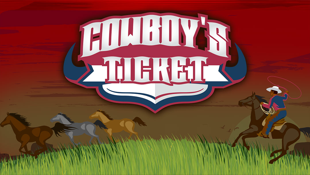 Cowboy Ticket Scratch Card  Mobile and PC - INTRO