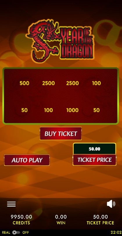 Year of the Dragon Scratch Card  Mobile and PC mobile