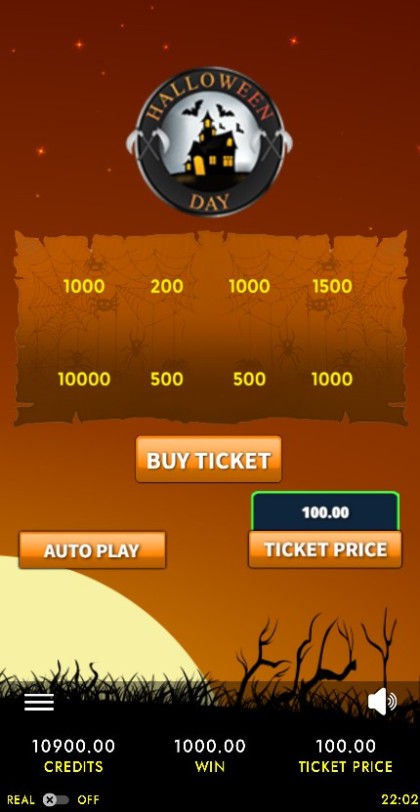 Halloween Day Scratch Card  Mobile and PC mobile
