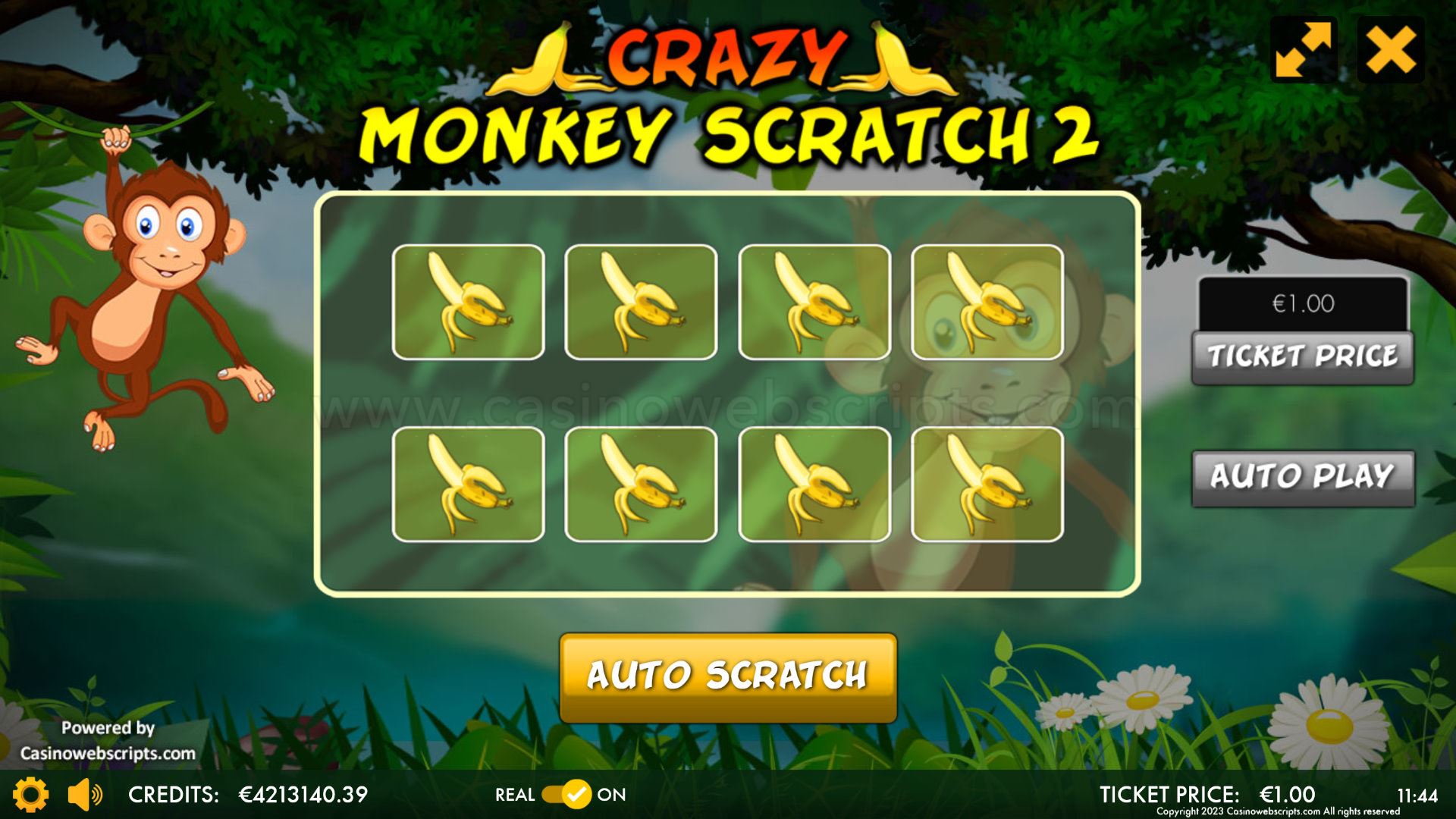 Crazy Monkey Scratch 2 Mobile and PC - Preview