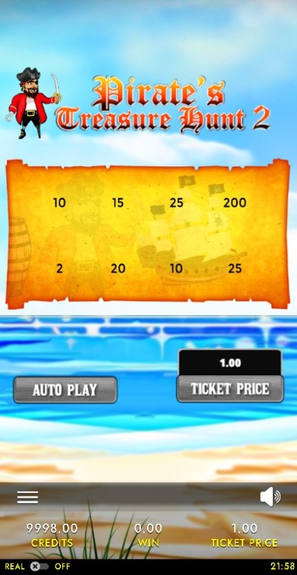 Pirate's Treasure Hunt 2 Scratch Mobile and PC mobile