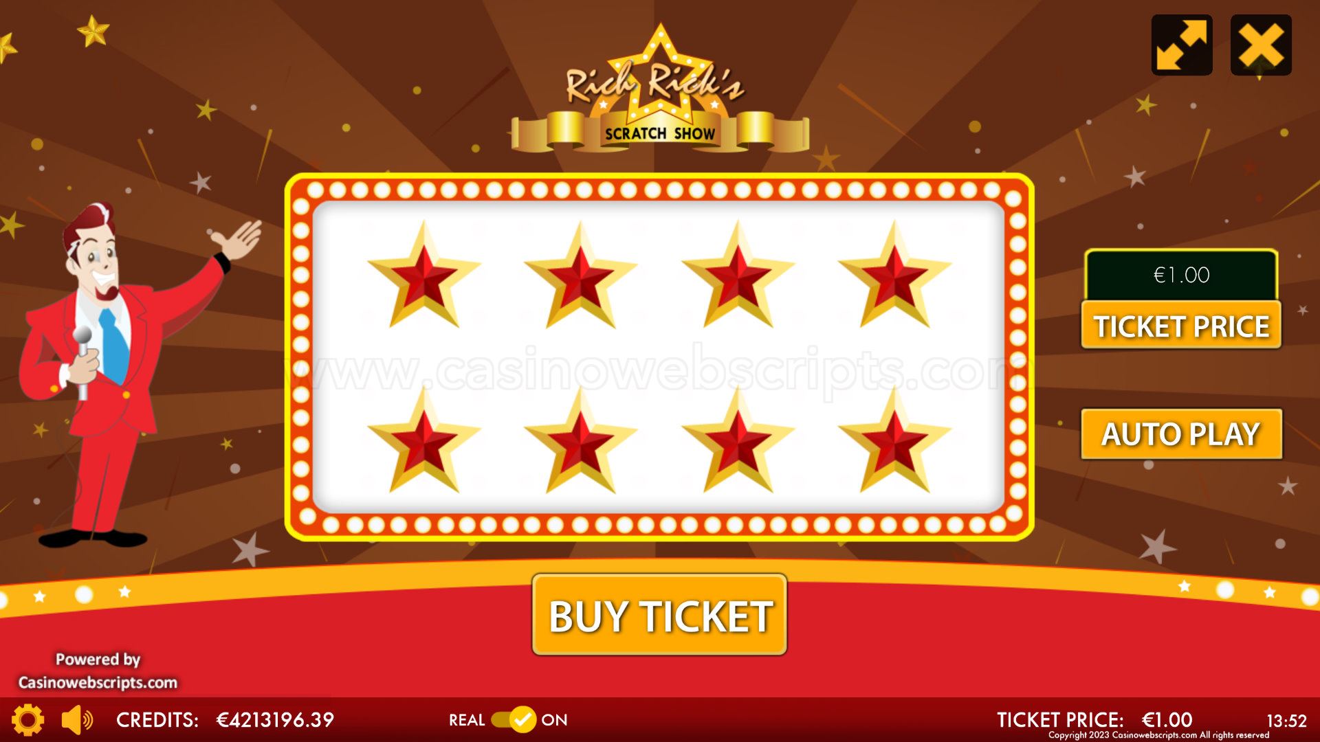 Rich Rick Scratch Show Mobile and PC - Preview