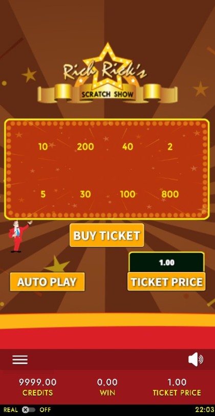 Rich Rick Scratch Show Mobile and PC mobile