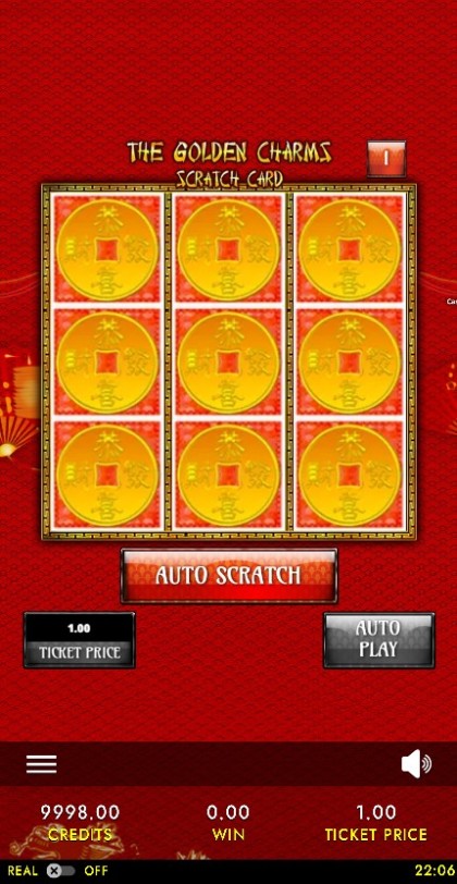 The Golden Lucky Charms Scratch Card mobile