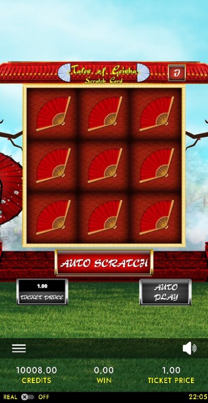 Tales of a Geisha Scratch Card mobile